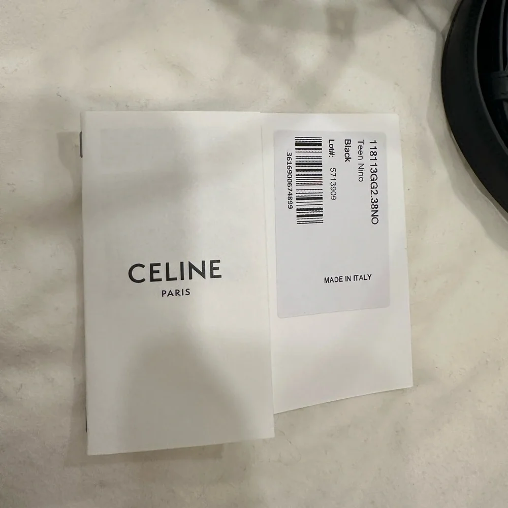 CELINE Black Teen Nino in Smooth Satinated Calfskin - Picture 10 of 15